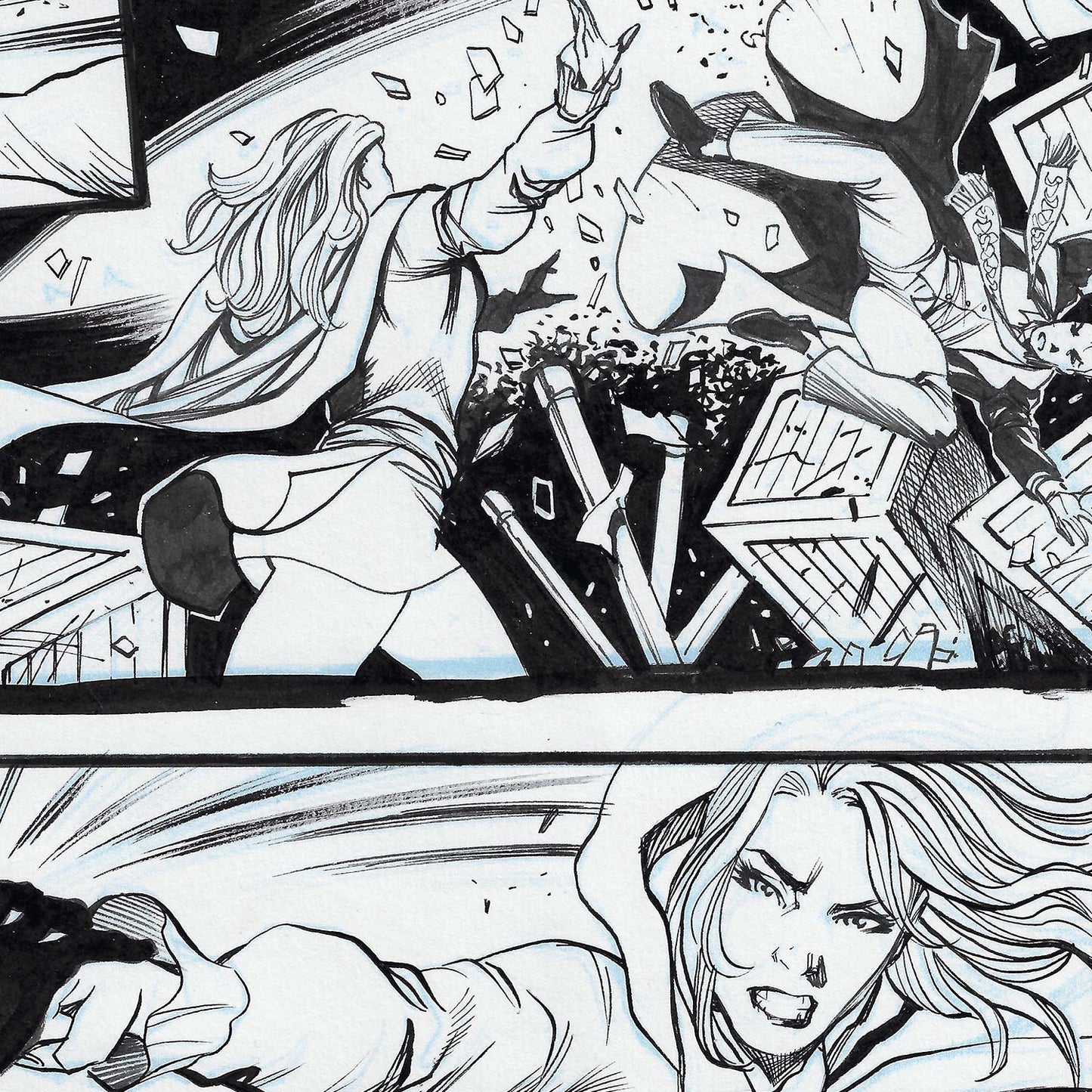 Rod Luper The Lucent: Fractured Mind 11" x 17" (A3) Original Art Page 11