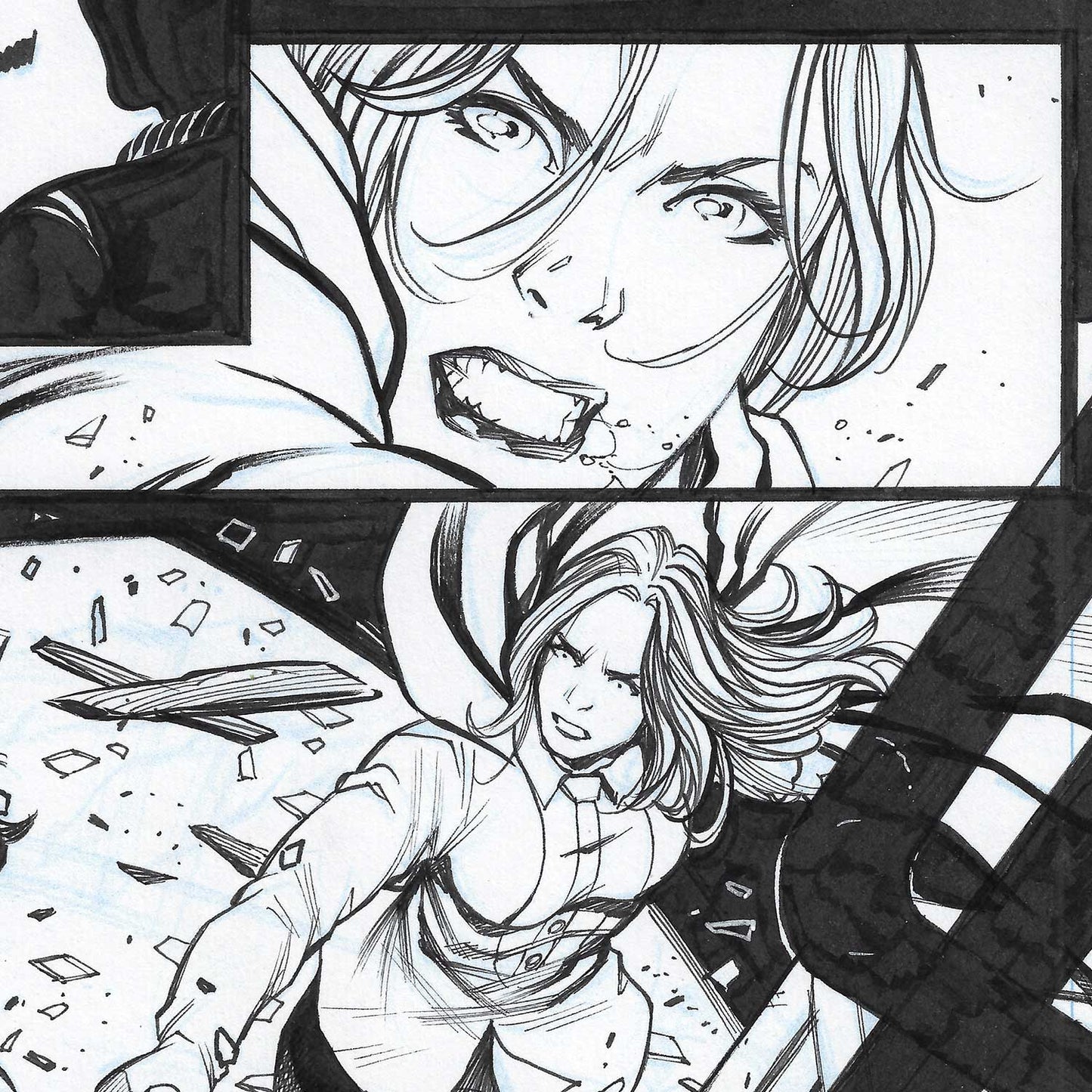 Rod Luper The Lucent: Fractured Mind 11" x 17" (A3) Original Art Page 12