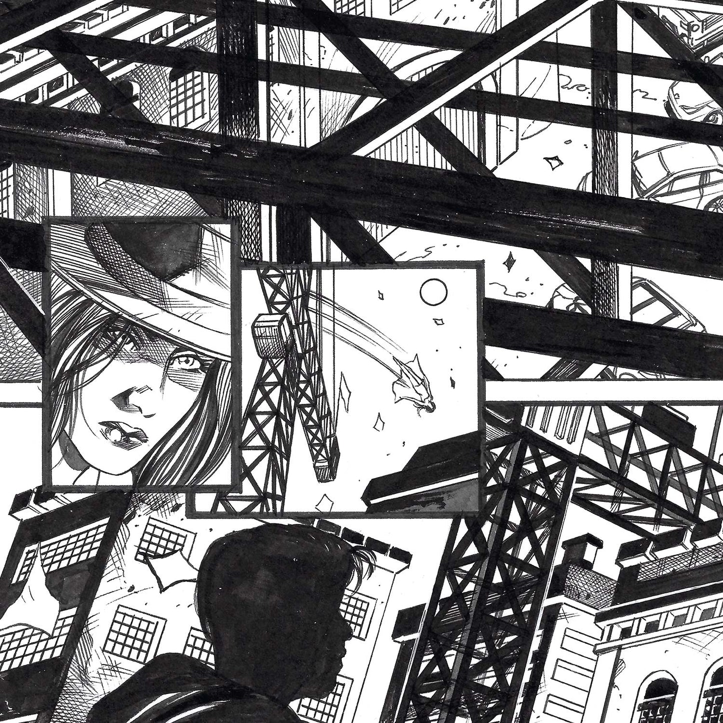 Rod Luper The Lucent: Fractured Mind 11" x 17" (A3) Original Art Page 3