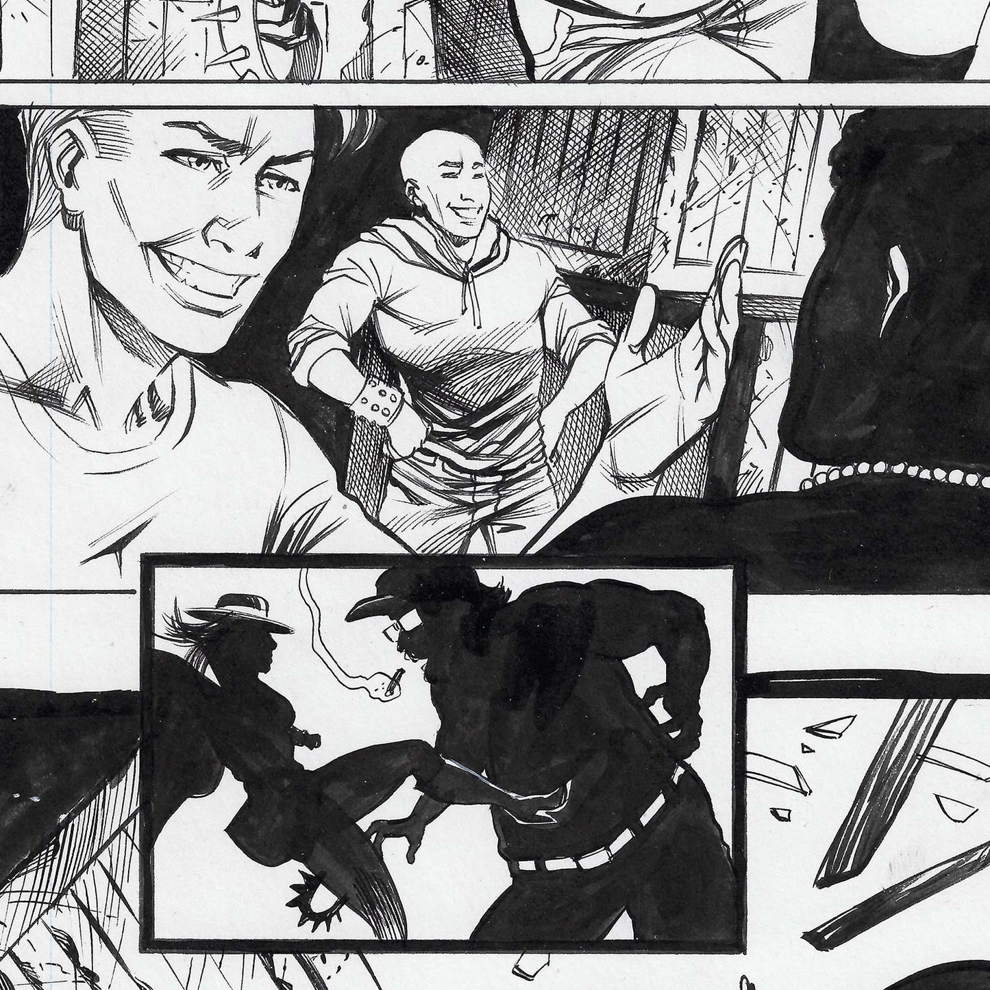 Rod Luper The Lucent: Fractured Mind 11" x 17" (A3) Original Art Page 7