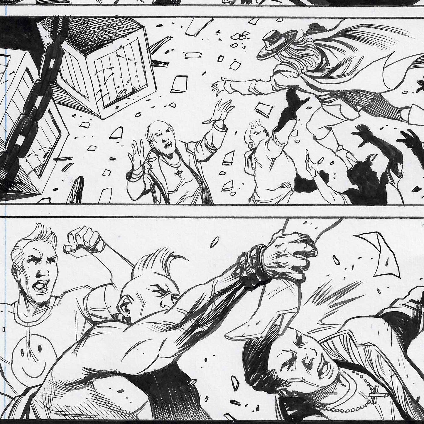 Rod Luper The Lucent: Fractured Mind 11" x 17" (A3) Original Art Page 9