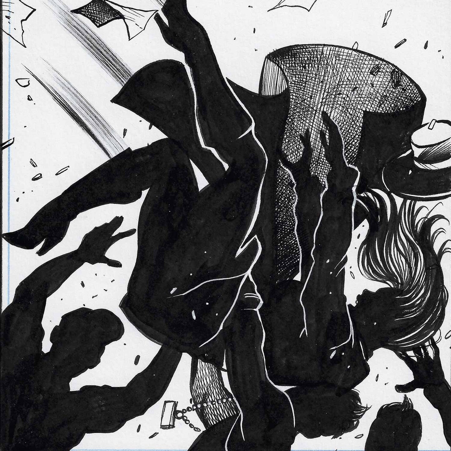 Rod Luper The Lucent: Fractured Mind 11" x 17" (A3) Original Art Page 9