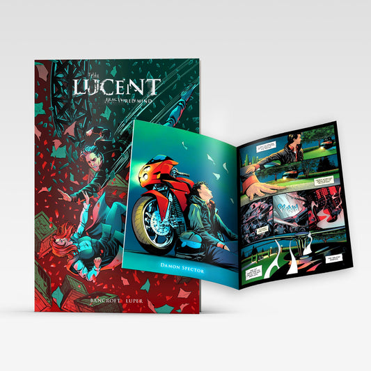 The Lucent: Fractured Mind (Prequel Comic) + Trading Cards Ashcan