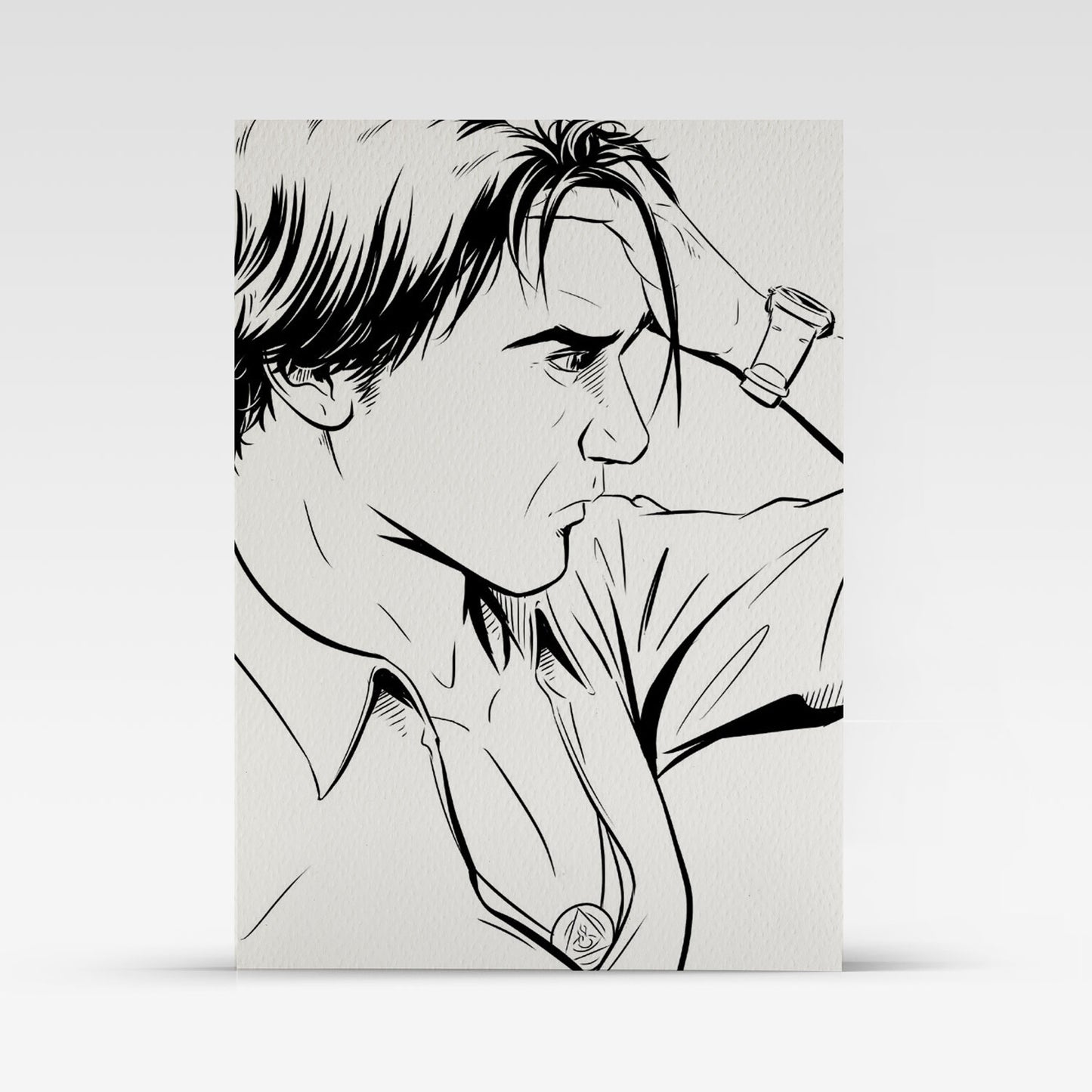 Painted Death Sketch Card - Alexander 1