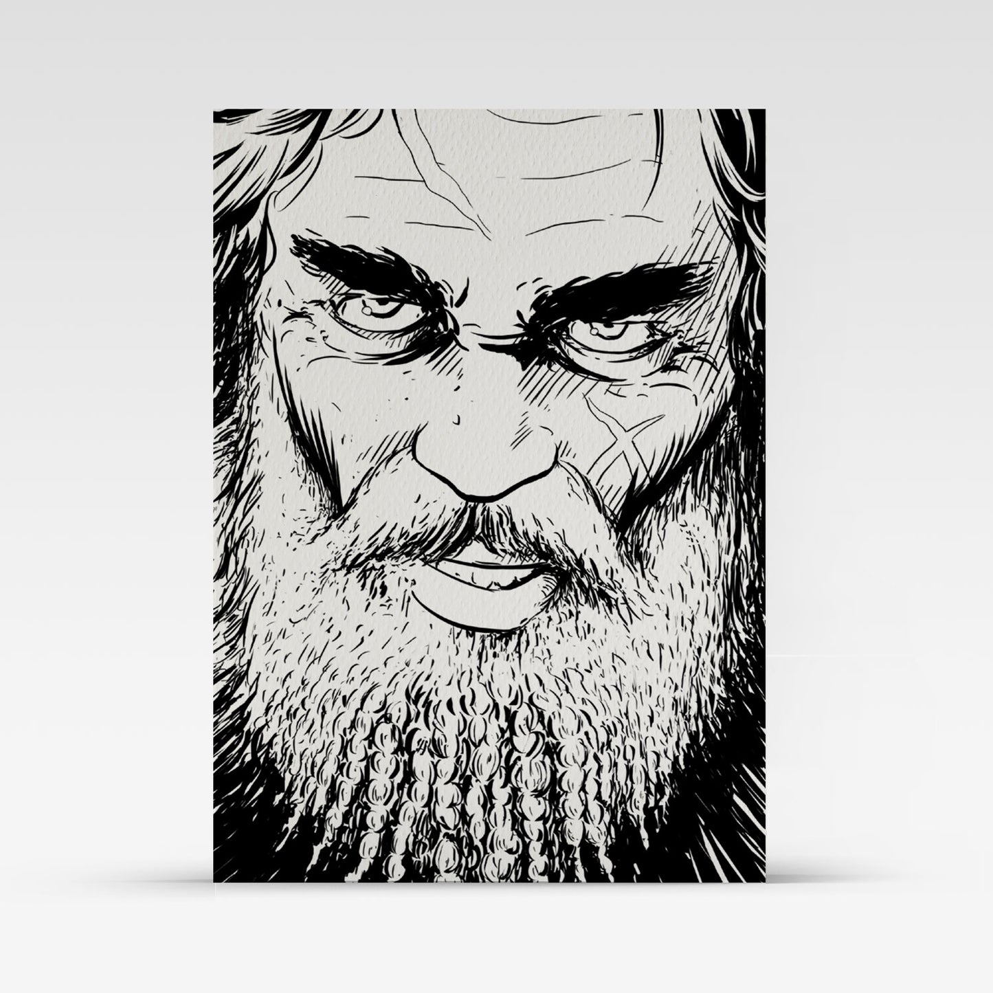 Painted Death Sketch Card - Gilgamesh 4