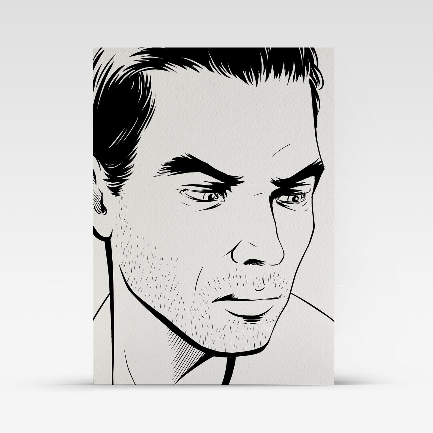 Painted Death Sketch Card - Le Maréchal 1