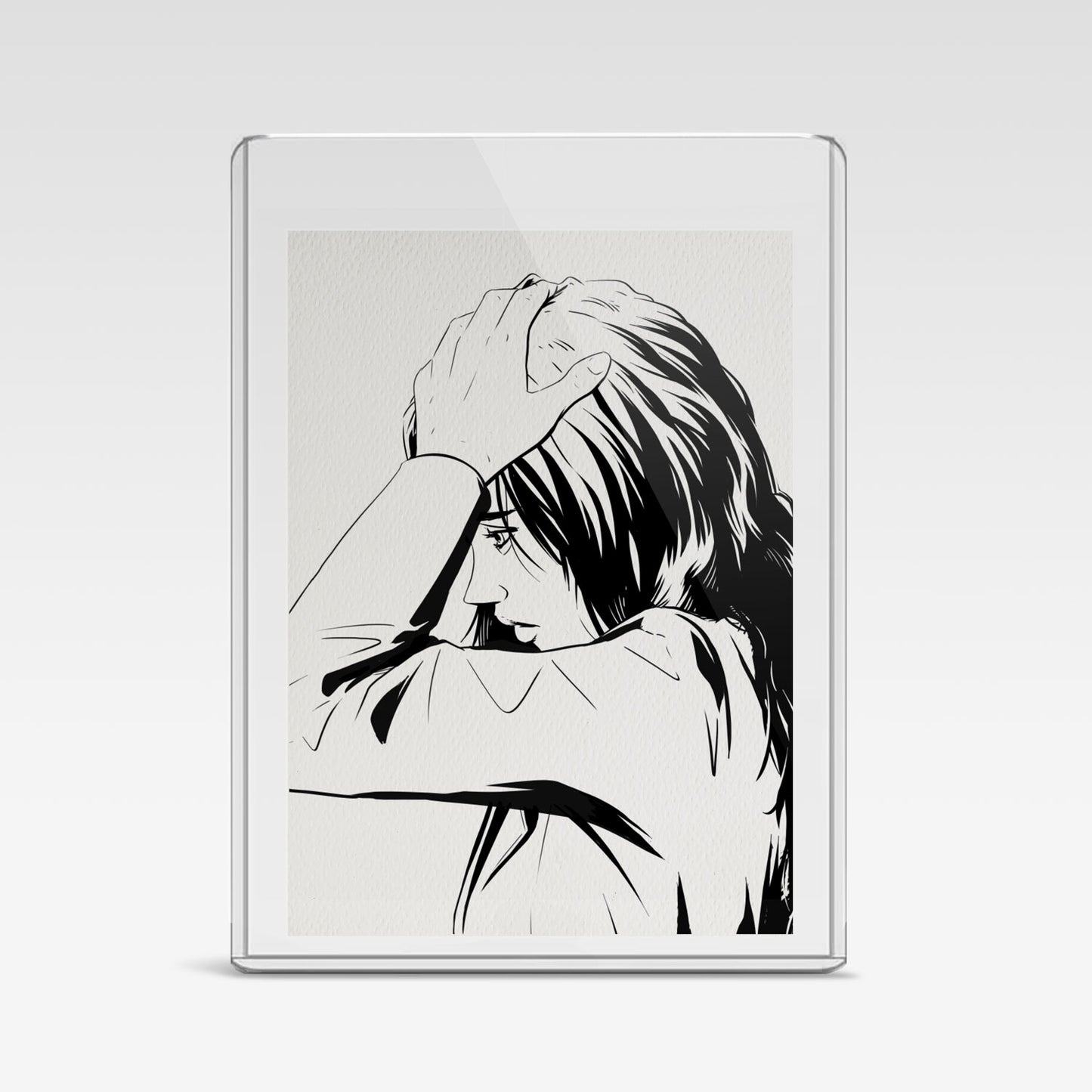 Painted Death Sketch Card - Ella 2