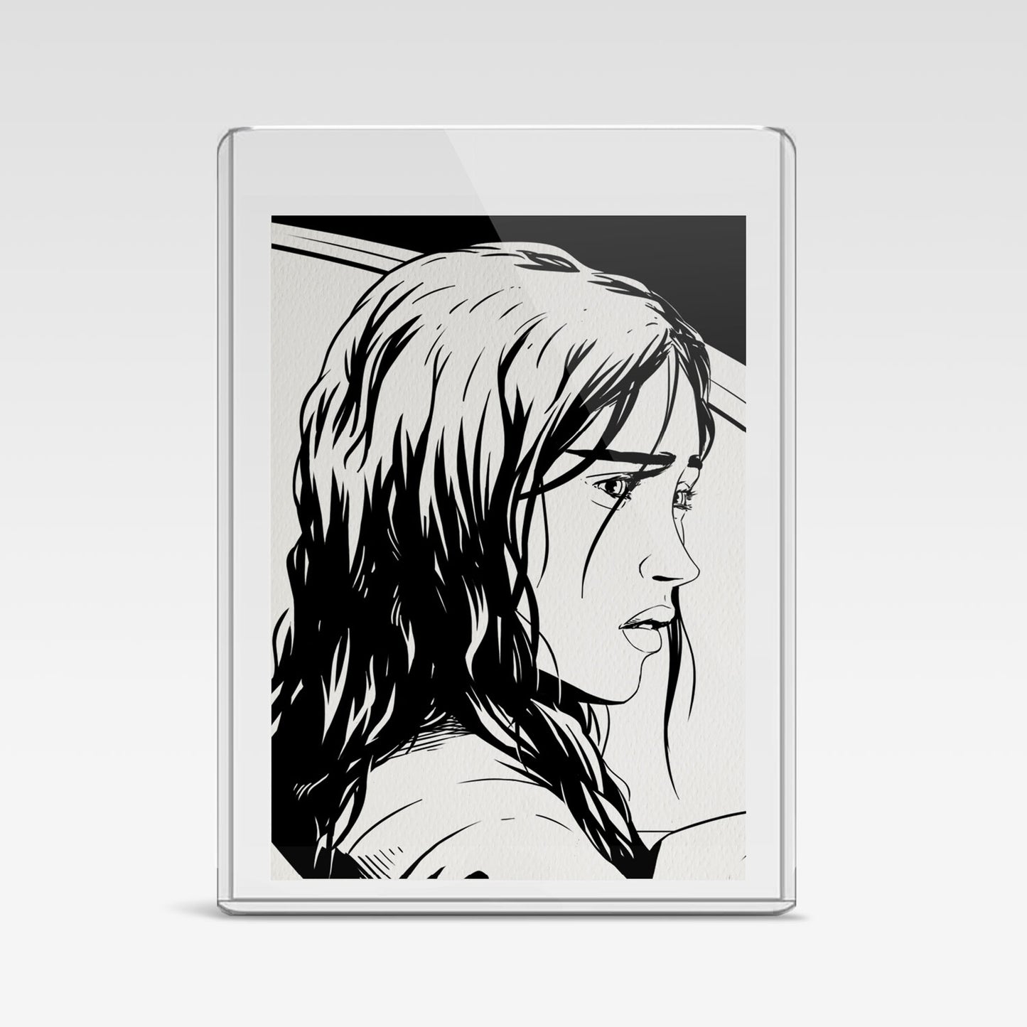 Painted Death Sketch Card - Ella 4