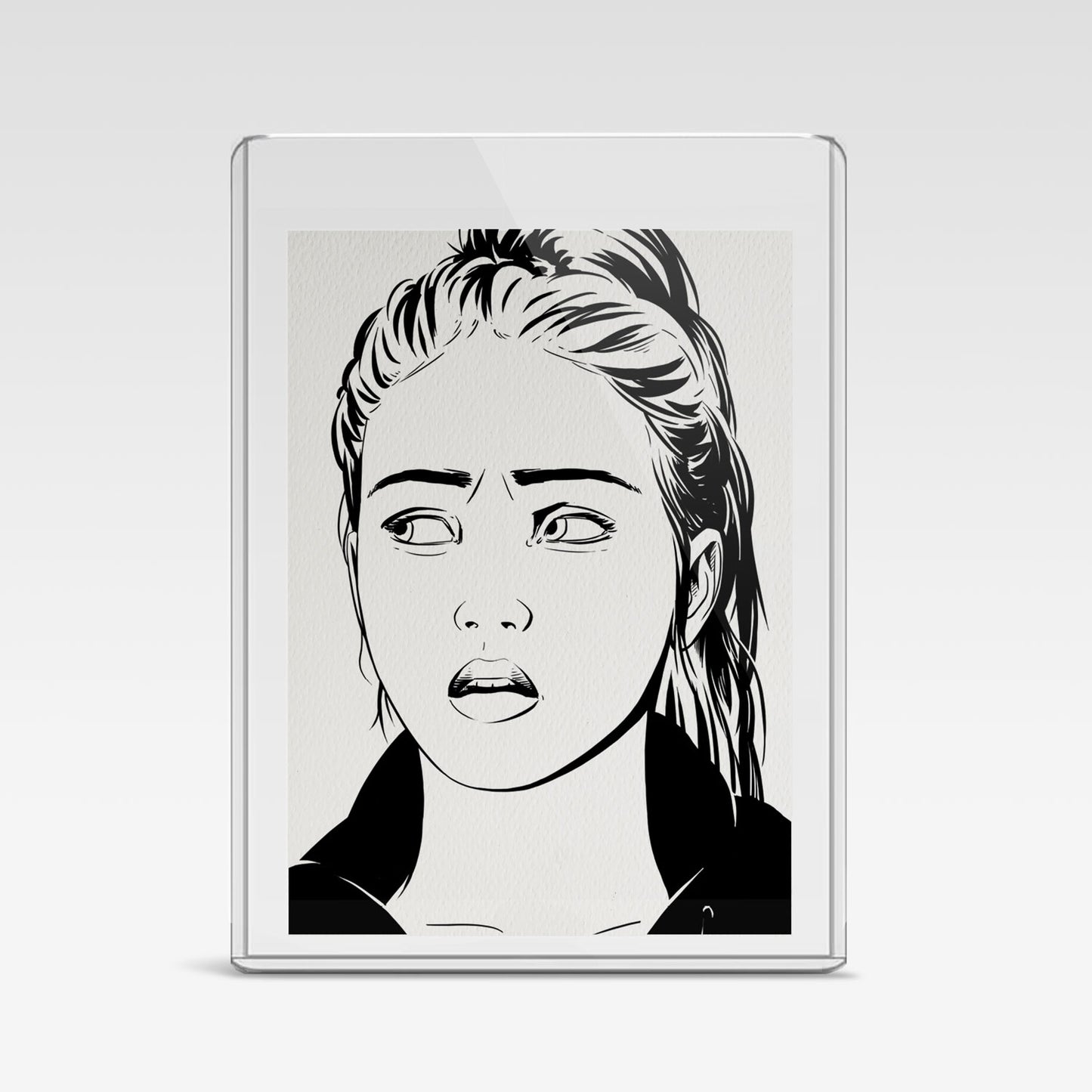 Painted Death Sketch Card - Ella 5