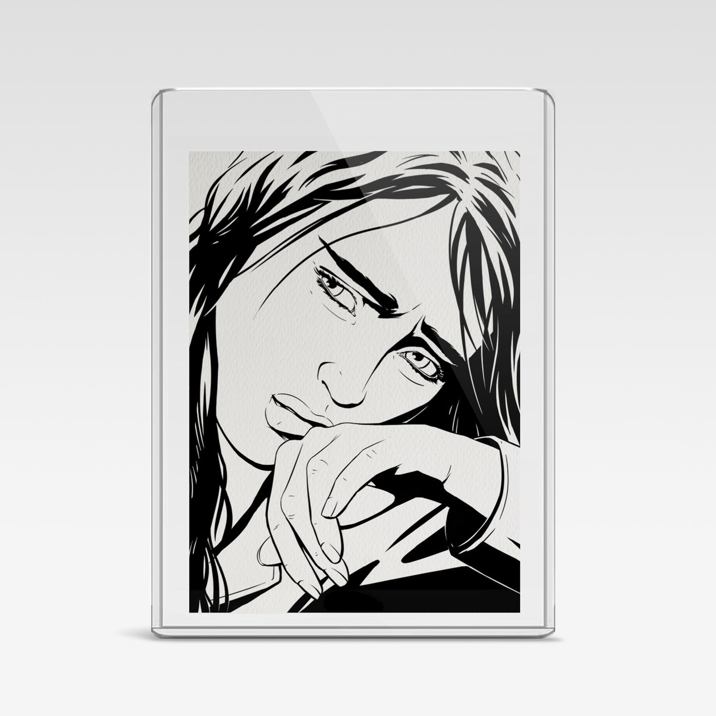 Painted Death Sketch Card - Ella 6