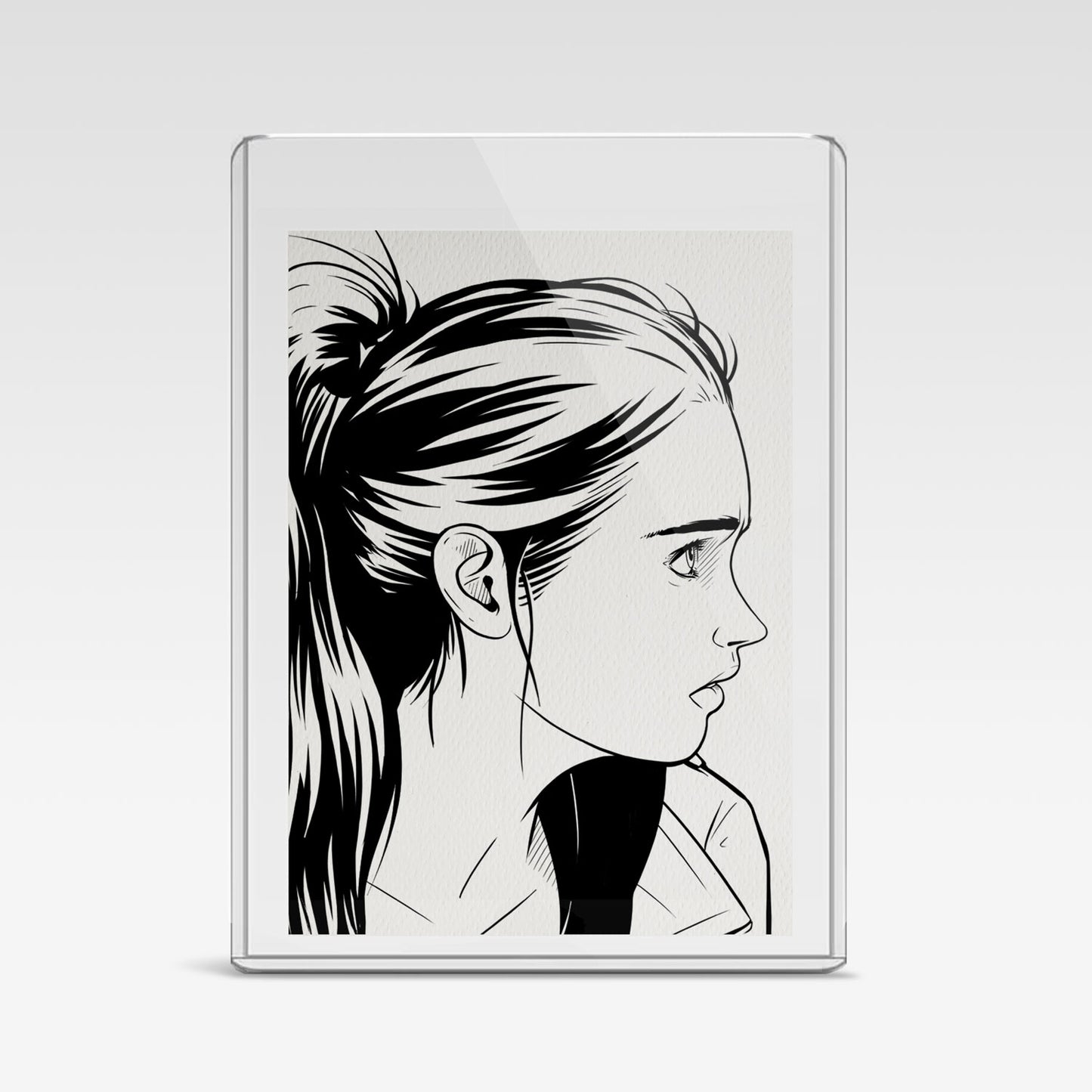 Painted Death Sketch Card - Ella 7