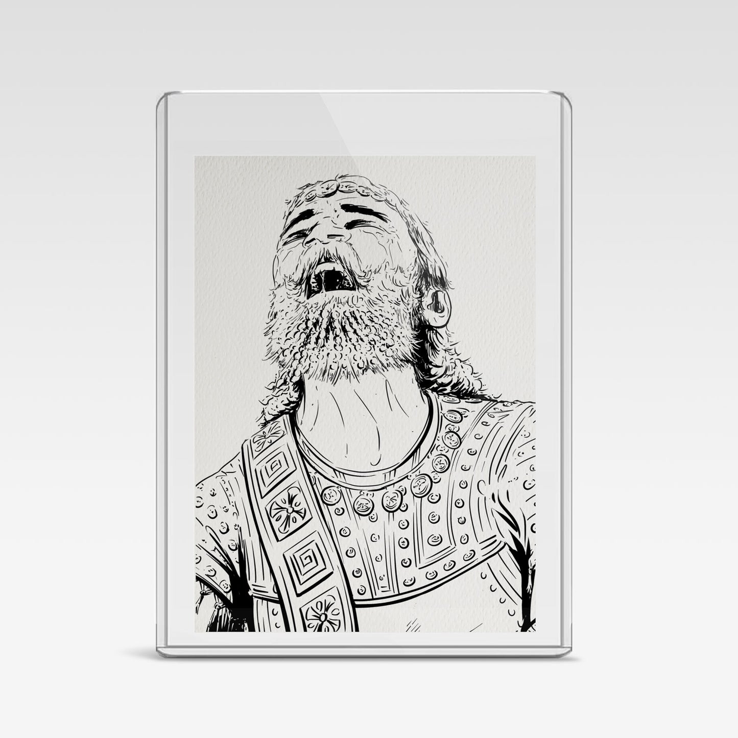 Painted Death Sketch Card - Gilgamesh 1