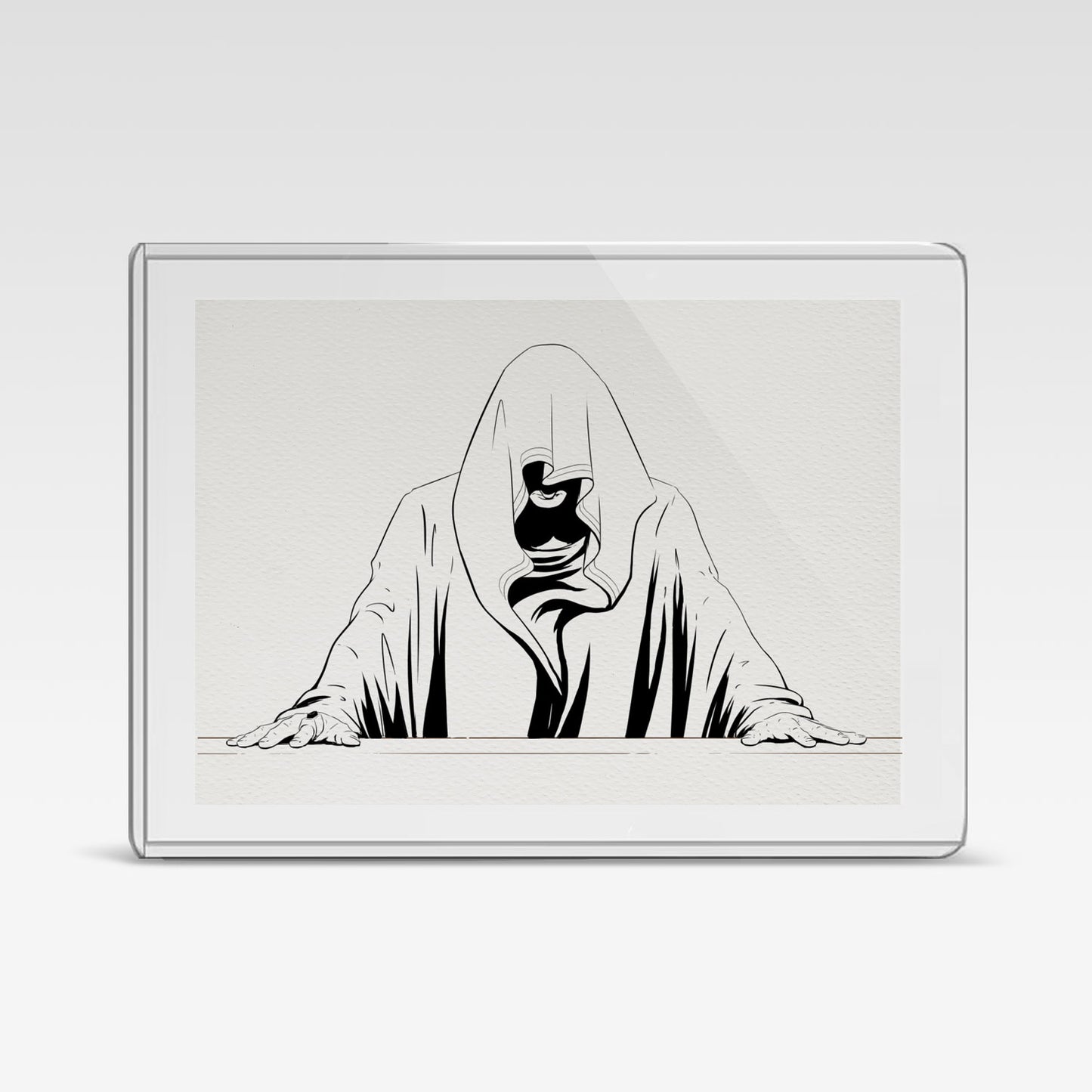 Painted Death Sketch Card - Utnapishtim 1