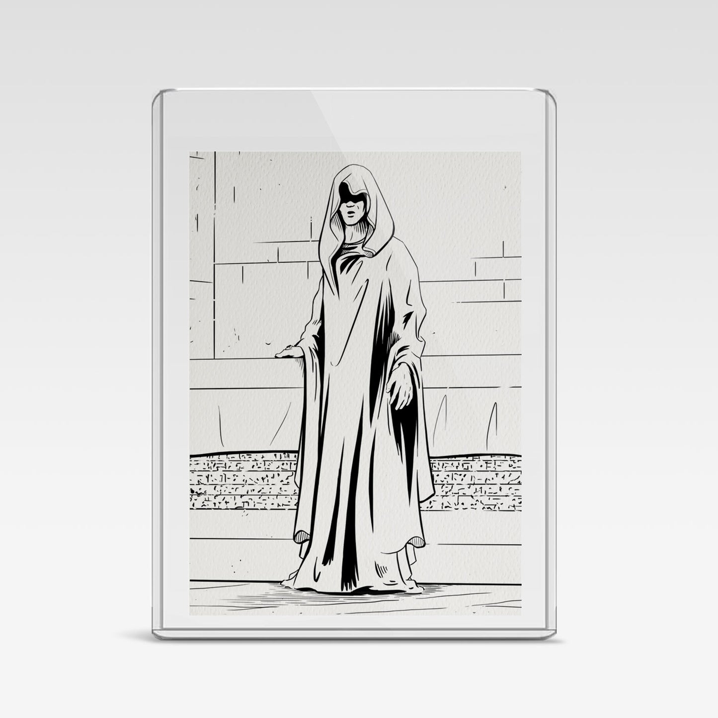 Painted Death Sketch Card - Utnapishtim 3