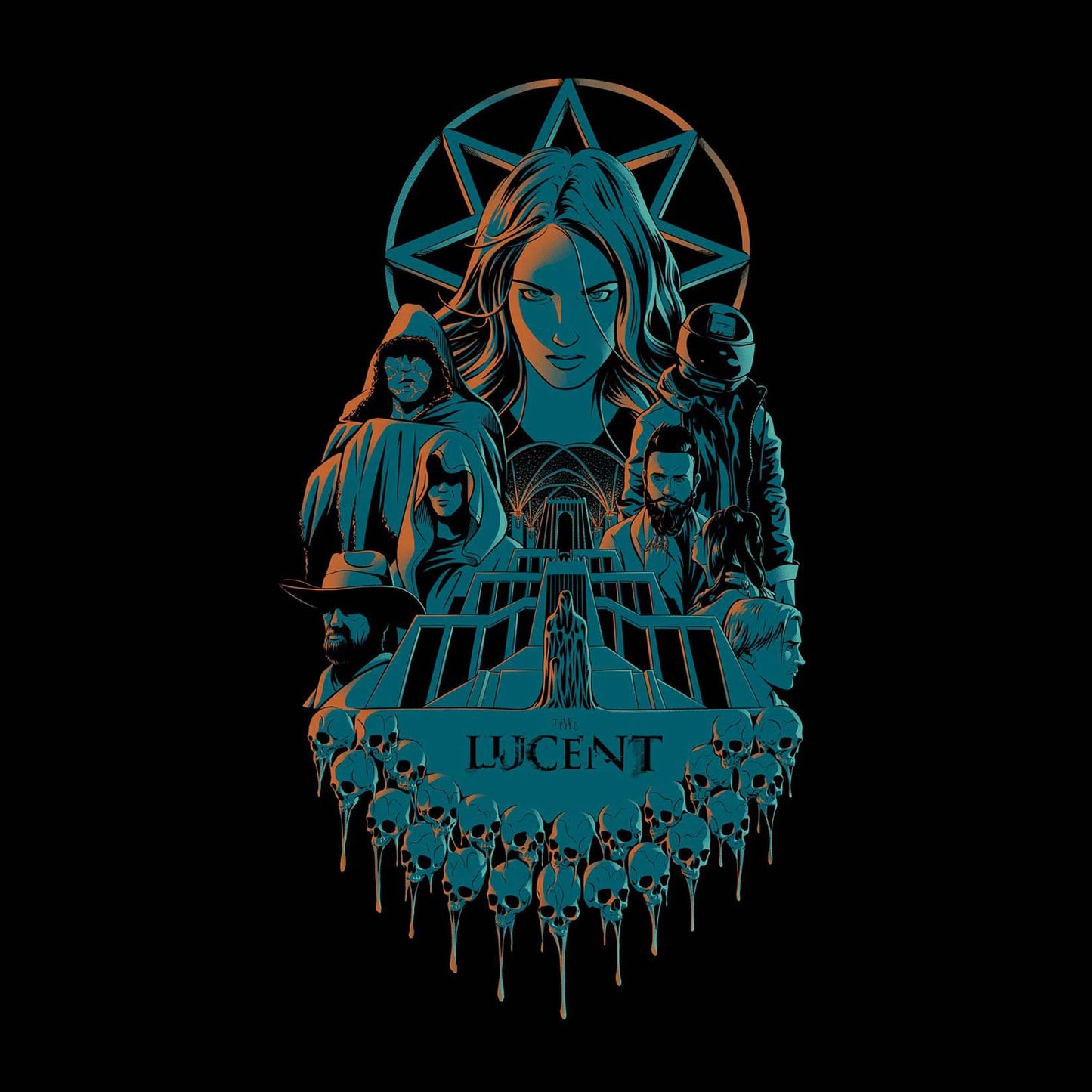 Lucent Painted Death T-Shirt