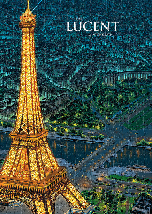 The Lucent: Painted Death Eiffel Tower Puzzle